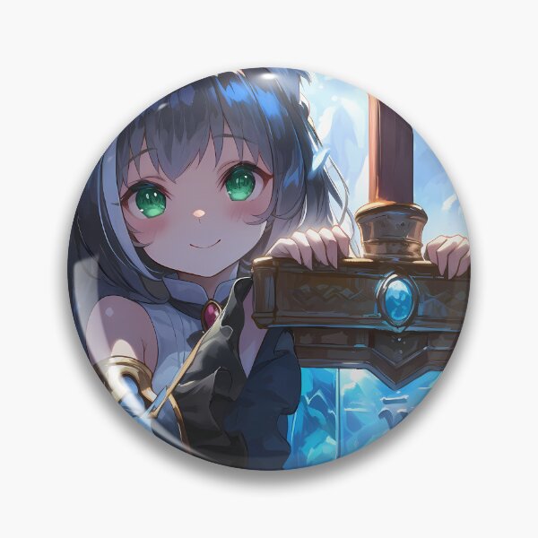 Item preview, Kyaru Princess Connect Game Anime Girl Waifu Magic Fantasy Temple Blue designed and sold by HumbertoValveno.