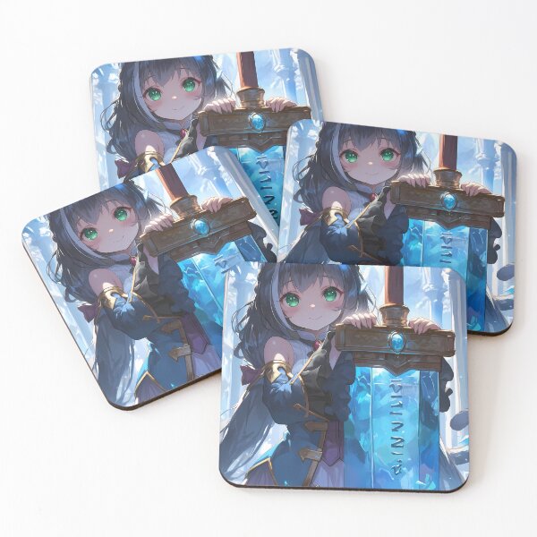 Item preview, Kyaru Princess Connect Game Anime Girl Waifu Magic Fantasy Temple Blue designed and sold by HumbertoValveno.