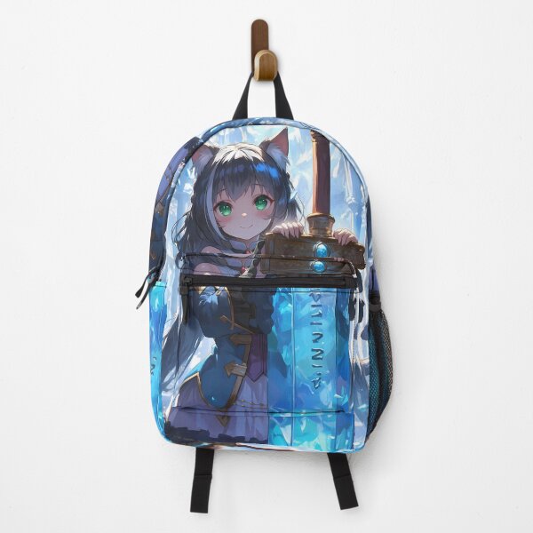 Item preview, Kyaru Princess Connect Game Anime Girl Waifu Magic Fantasy Temple Blue designed and sold by HumbertoValveno.