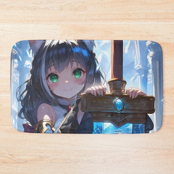 Item preview, Kyaru Princess Connect Game Anime Girl Waifu Magic Fantasy Temple Blue designed and sold by HumbertoValveno.