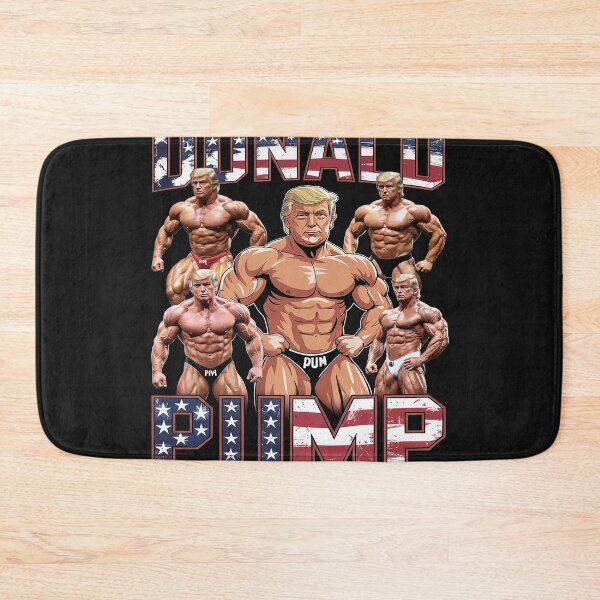Item preview, Donald Pump Gym Collage Photo Meme Funny designed and sold by AvagondaMind.