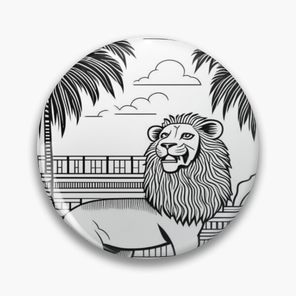 Item preview, Lion of Babylon, palm tree, Mesopotamia designed and sold by Redbdon.
