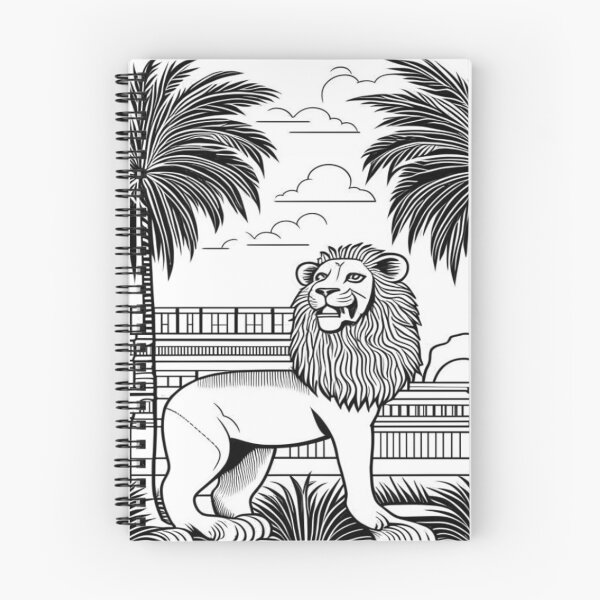 Item preview, Lion of Babylon, palm tree, Mesopotamia designed and sold by Redbdon.