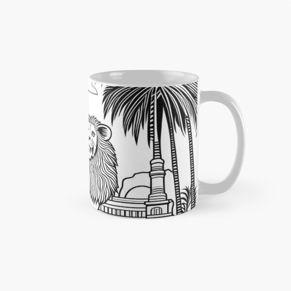 Item preview, Lion of Babylon, palm tree, Mesopotamia designed and sold by Redbdon.