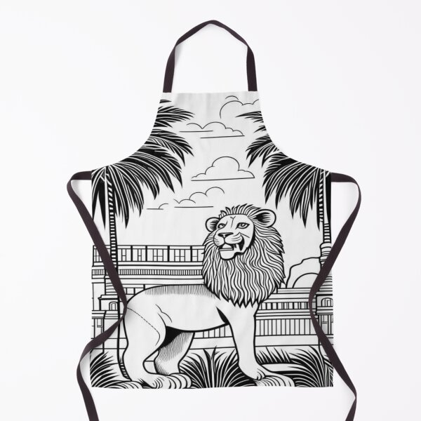 Item preview, Lion of Babylon, palm tree, Mesopotamia designed and sold by Redbdon.