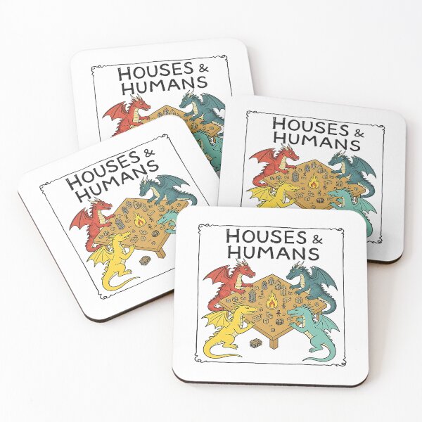 Item preview, Houses And Humans Fantasy Creatures BattleEpic Adventure Scene designed and sold by ImeldaSparks.