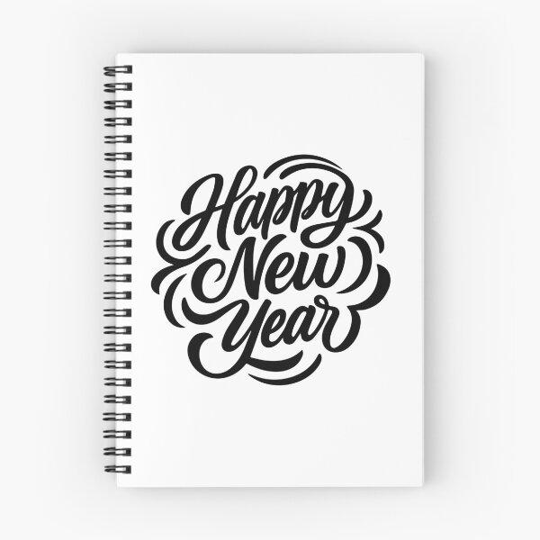 Aperçu de l'œuvre Vœux de Nouvel An minimalistes, design typographique moderne et épuré. créée et vendue par D3Xpert.