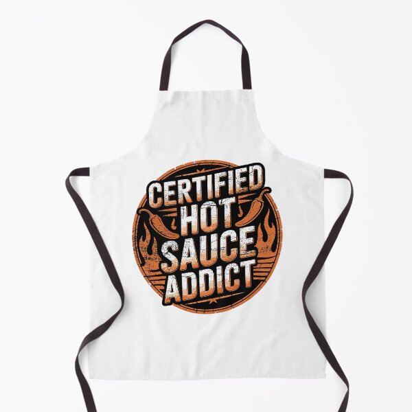 Item preview, Certified Hot Sauce Addict Spicy Fiery Bold Statement designed and sold by ImeldaSparks.