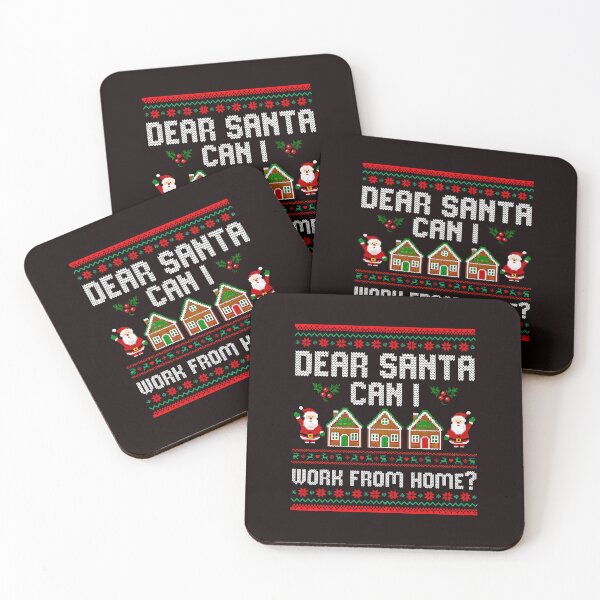 Item preview, Dear Santa Work From Home Funny Holiday Request designed and sold by ImeldaSparks.