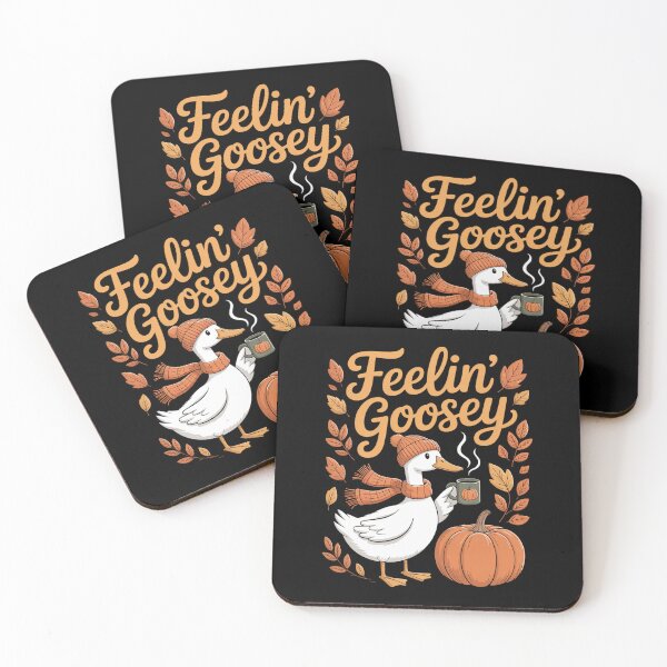 Item preview, Feelin' Goosey Cozy Goose Autumn Falling designed and sold by SnackPAC.
