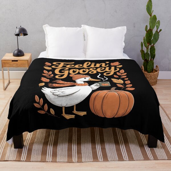 Item preview, Feelin' Goosey Cozy Goose Autumn Falling designed and sold by SnackPAC.