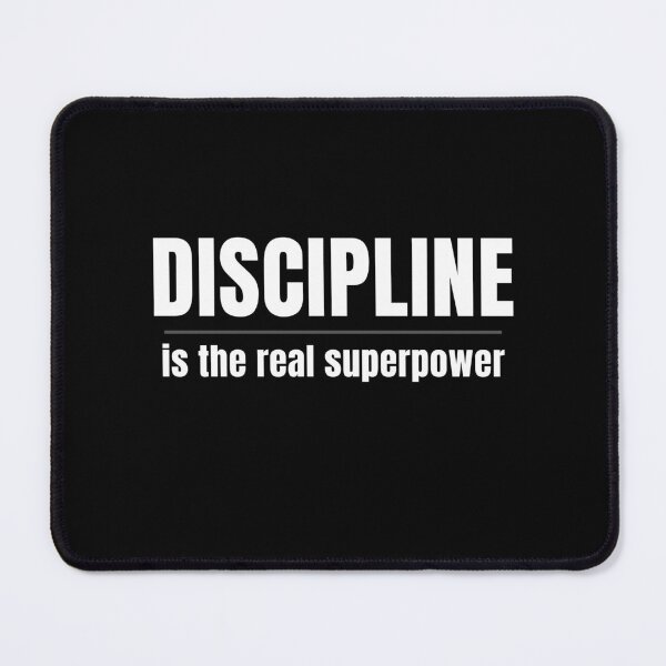 Item preview, Discipline Is The Real Superpower | Minimal Motivational Gift & Apparel designed and sold by endurothreads.