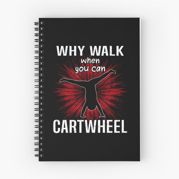 Item preview, Why Walk When You Can Cartwheel Gymnast Boy Toddler designed and sold by ElaineEsther.