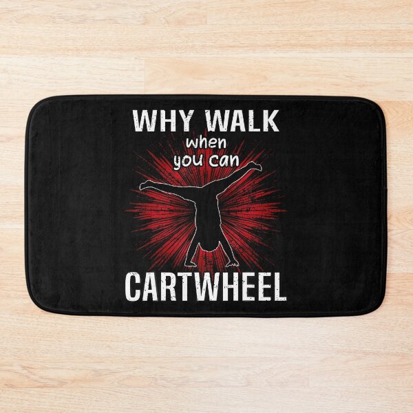 Item preview, Why Walk When You Can Cartwheel Gymnast Boy Toddler designed and sold by ElaineEsther.