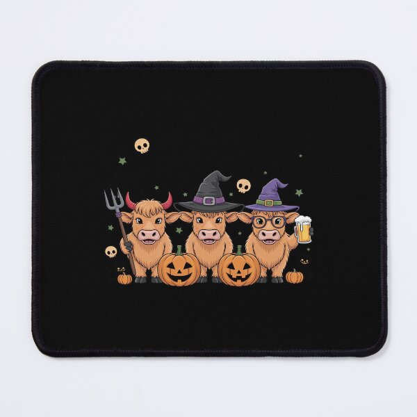 Item preview, Feeling Spooky Halloween Highland Cows Fun designed and sold by SnackPAC.