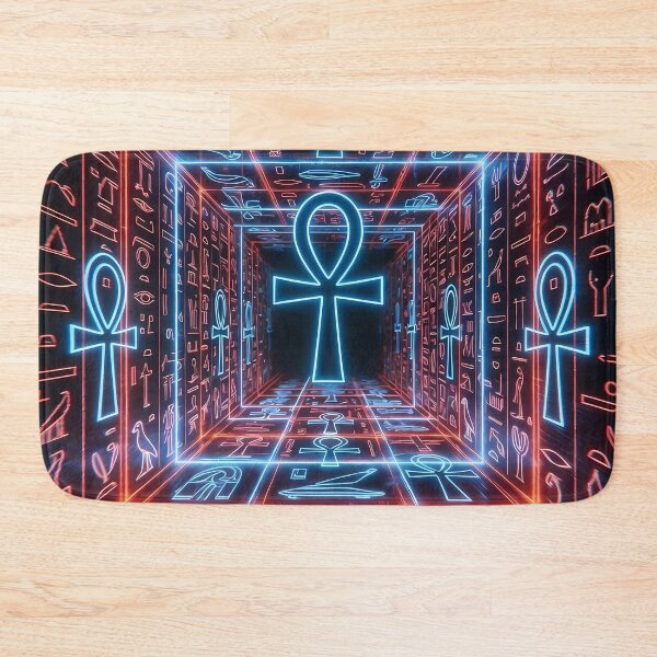 Item preview, 3D Perspectives, Cyberpunk Egyptian Hieroglyphics, Symmetrical Textures (image size 8320x12480) designed and sold by Digital-Davinci.
