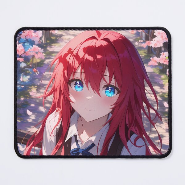 Item preview, Rias Gremory Cherry Blossom High School DxD Anime Girl Japan Spring Pastel Mood designed and sold by HumbertoValveno.