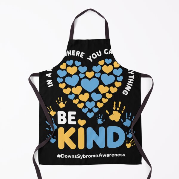 Item preview, Down Syndrome Awareness Be Kind Ribbon Heart Women Girl Kids designed and sold by AvagondaMind.