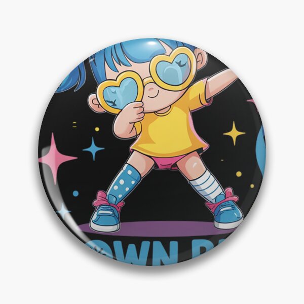 Item preview, Down Syndrome Awareness Day Down Right Awesome Girls Women designed and sold by AvagondaMind.
