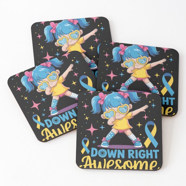 Item preview, Down Syndrome Awareness Day Down Right Awesome Girls Women designed and sold by AvagondaMind.