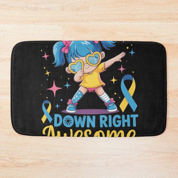 Item preview, Down Syndrome Awareness Day Down Right Awesome Girls Women designed and sold by AvagondaMind.