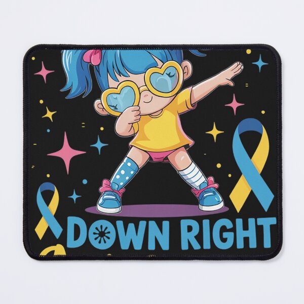 Item preview, Down Syndrome Awareness Day Down Right Awesome Girls Women designed and sold by AvagondaMind.