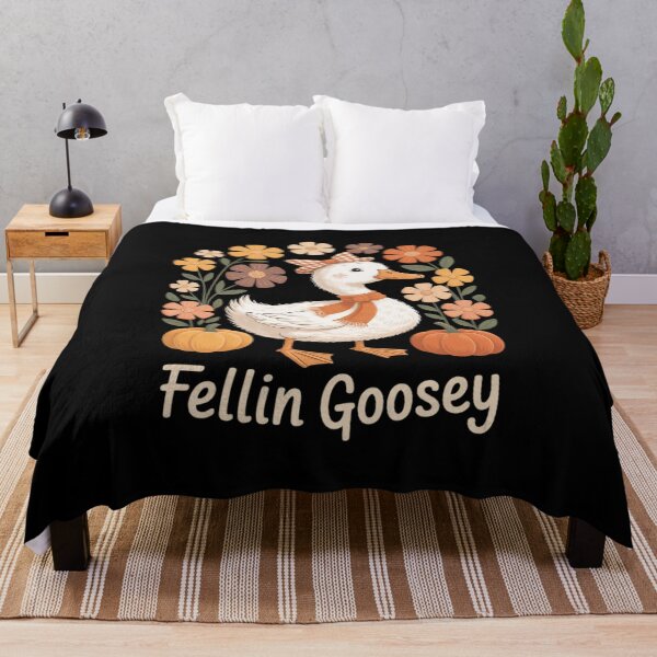 Item preview, Fellin' Goosey Silly Goose Fall Pumpkin Autumn Thanksgiving designed and sold by SnackPAC.