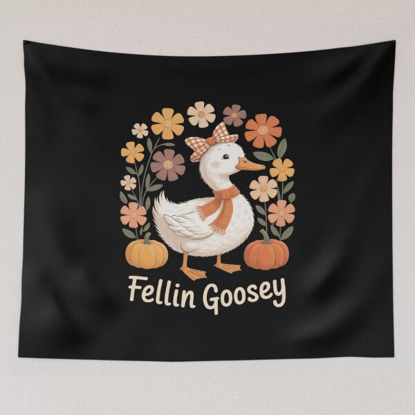 Item preview, Fellin' Goosey Silly Goose Fall Pumpkin Autumn Thanksgiving designed and sold by SnackPAC.