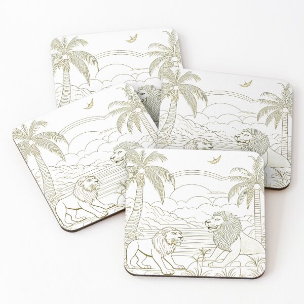 Item preview, Lion of Babylon, palm tree, Mesopotamia designed and sold by Redbdon.