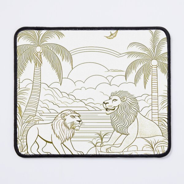 Item preview, Lion of Babylon, palm tree, Mesopotamia designed and sold by Redbdon.