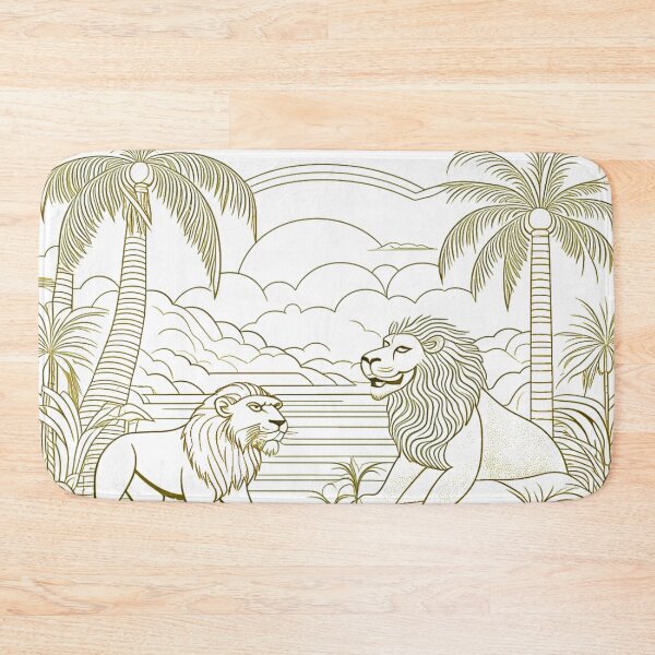 Item preview, Lion of Babylon, palm tree, Mesopotamia designed and sold by Redbdon.