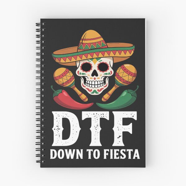 Item preview, Down To Fiesta Funny Mexican Party Skull Funny Cinco De Mayo designed and sold by AvagondaMind.