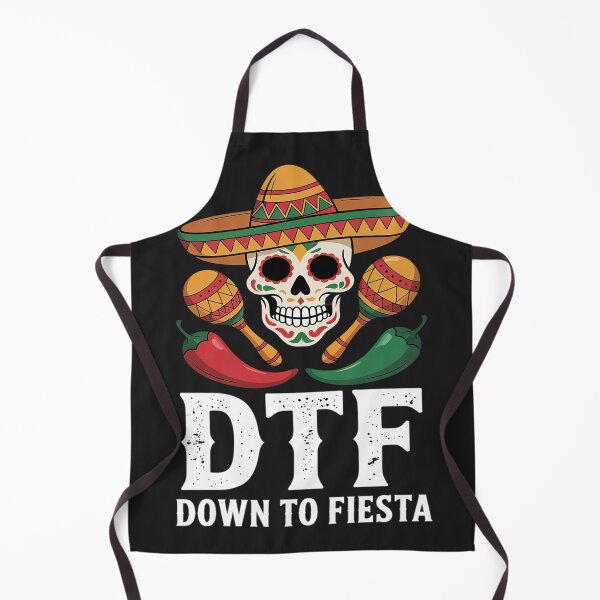 Item preview, Down To Fiesta Funny Mexican Party Skull Funny Cinco De Mayo designed and sold by AvagondaMind.