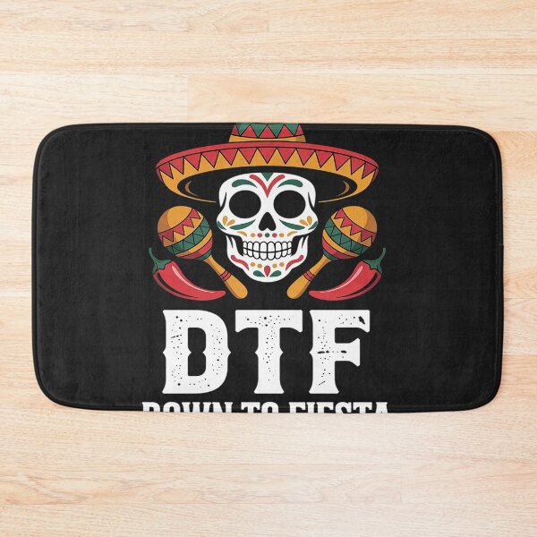 Item preview, Down To Fiesta Funny Mexican Skull Cinco De Mayo designed and sold by AvagondaMind.