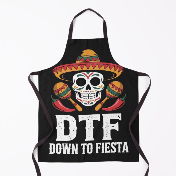 Item preview, Down To Fiesta Funny Mexican Skull Cinco De Mayo designed and sold by AvagondaMind.