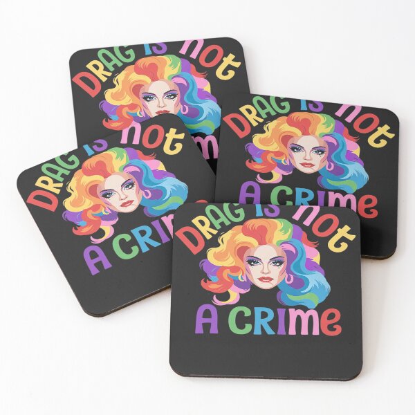 Item preview, Drag Is Not A Crime Fabulous Drag Queen LGBTQ Equality Pride designed and sold by AvagondaMind.