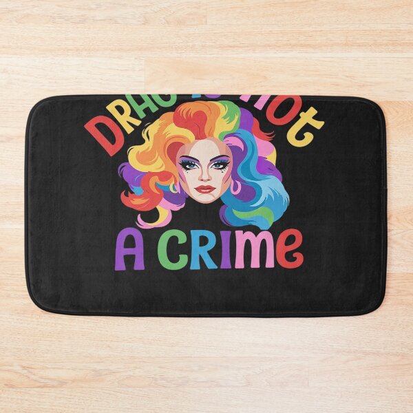Item preview, Drag Is Not A Crime Fabulous Drag Queen LGBTQ Equality Pride designed and sold by AvagondaMind.