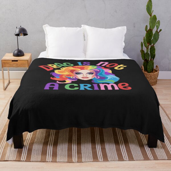 Item preview, Drag Is Not A Crime Fabulous Drag Queen LGBTQ Equality Pride designed and sold by AvagondaMind.