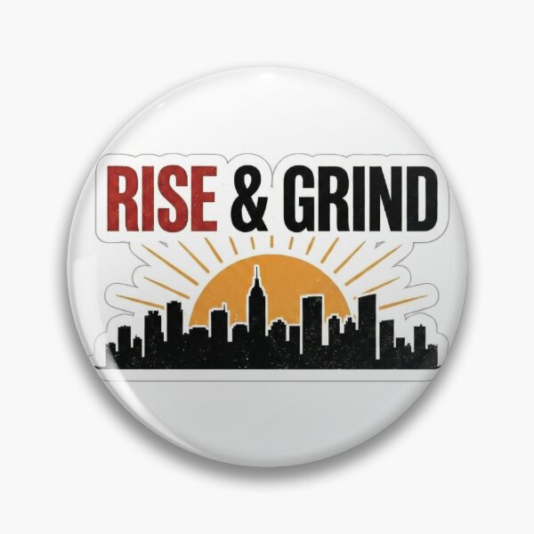 Item preview, RISE & GRIND STICKER designed and sold by Manojmacha.