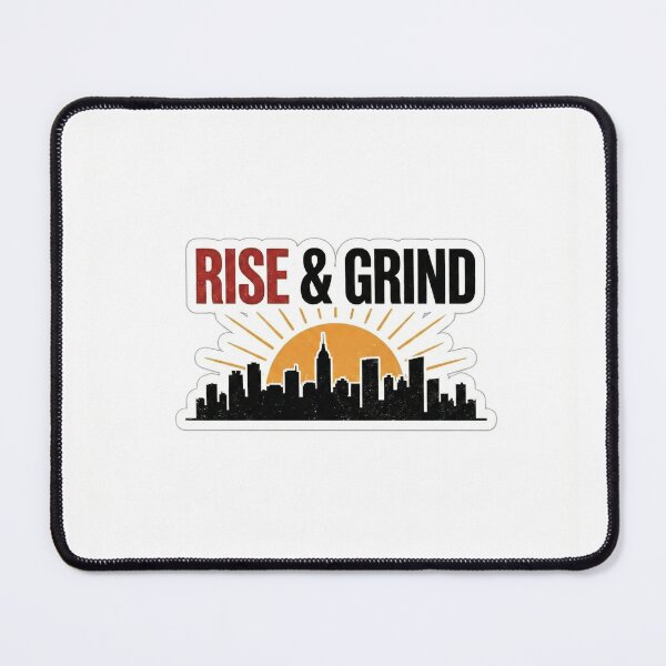 Item preview, RISE & GRIND STICKER designed and sold by Manojmacha.