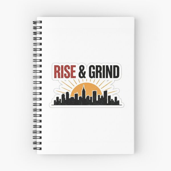 Item preview, RISE & GRIND STICKER designed and sold by Manojmacha.