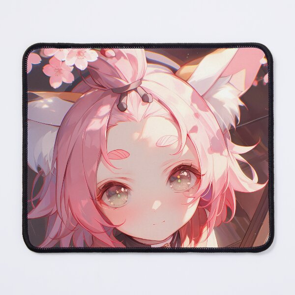 Item preview, Sakura Whisper Diona Genshin Impact Anime Girl Cute Pastel Spring Charm designed and sold by HumbertoValveno.