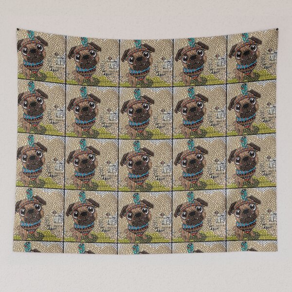 Item preview, Cute Boho Dog – Adventure Spirit designed and sold by DuMaxArt.
