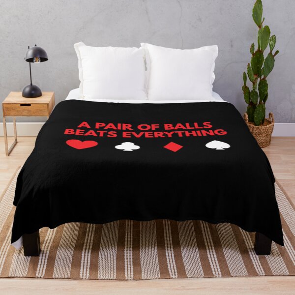 Item preview, Poker Humor - A Pair Of Balls Beats Everything designed and sold by GraceShelley.