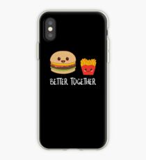 Vinilo o funda para iPhone Better Together Burgers & Fries