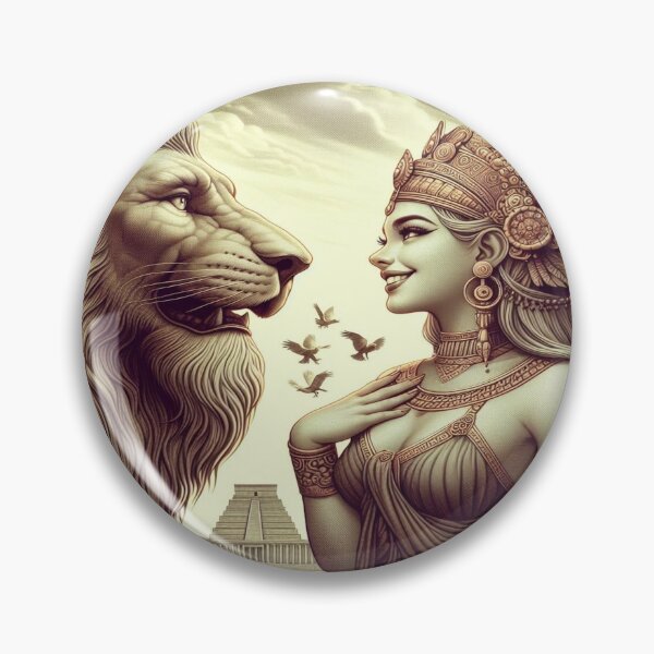 Item preview, Ishtar (Inanna), goddess of love, war, fertility and life, Lion of Babylon, Mesopotamia, ancient civilization, cradle of civilization designed and sold by Redbdon.