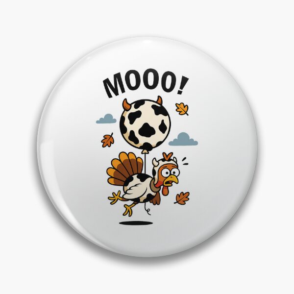 Item preview, Festive Thanksgiving Turkey Day Funny Cow Holiday Moo 90s designed and sold by rebeccathanuos.