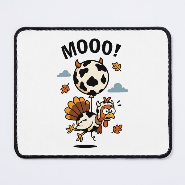 Item preview, Festive Thanksgiving Turkey Day Funny Cow Holiday Moo 90s designed and sold by rebeccathanuos.