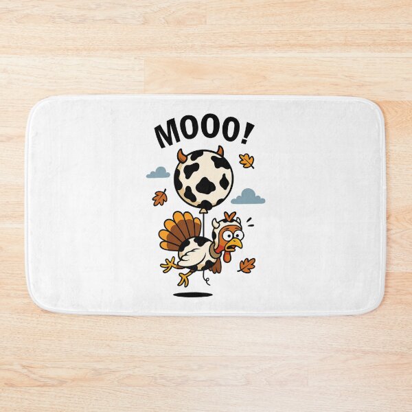 Item preview, Festive Thanksgiving Turkey Day Funny Cow Holiday Moo 90s designed and sold by rebeccathanuos.