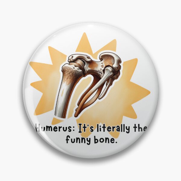 Item preview, Human humerus bone Anatomy Illustration designed and sold by MuseGlowStudio.